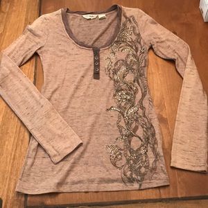 Miss Me Long Sleeve Tee Size Small